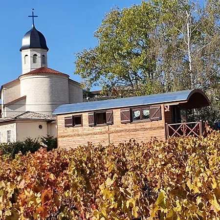 Roulotte Et Gite De Chiroubles Exterior foto
